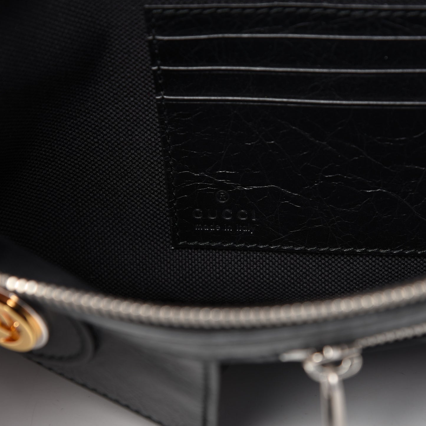 Fluffy Calfskin Morpheus Messenger Bag Black