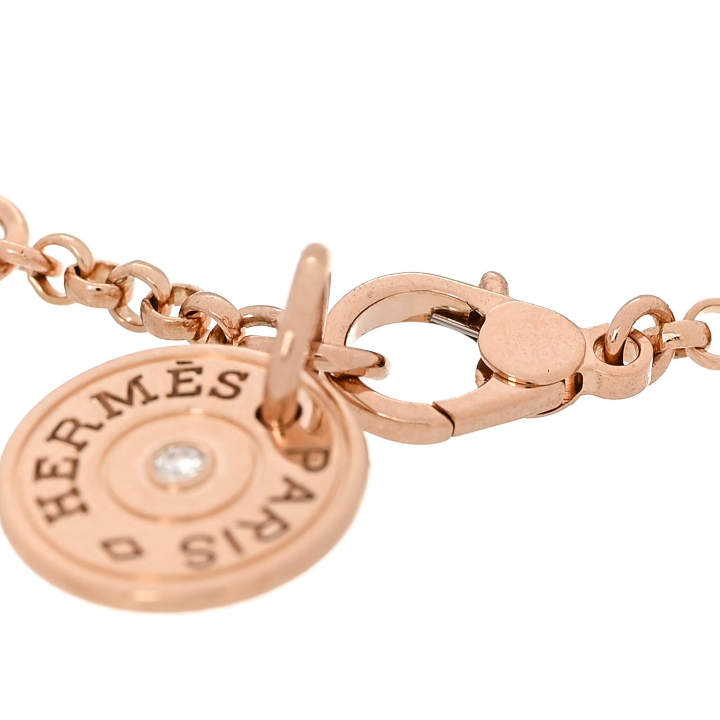18K Rose Gold Diamond Gambade Bracelet SH