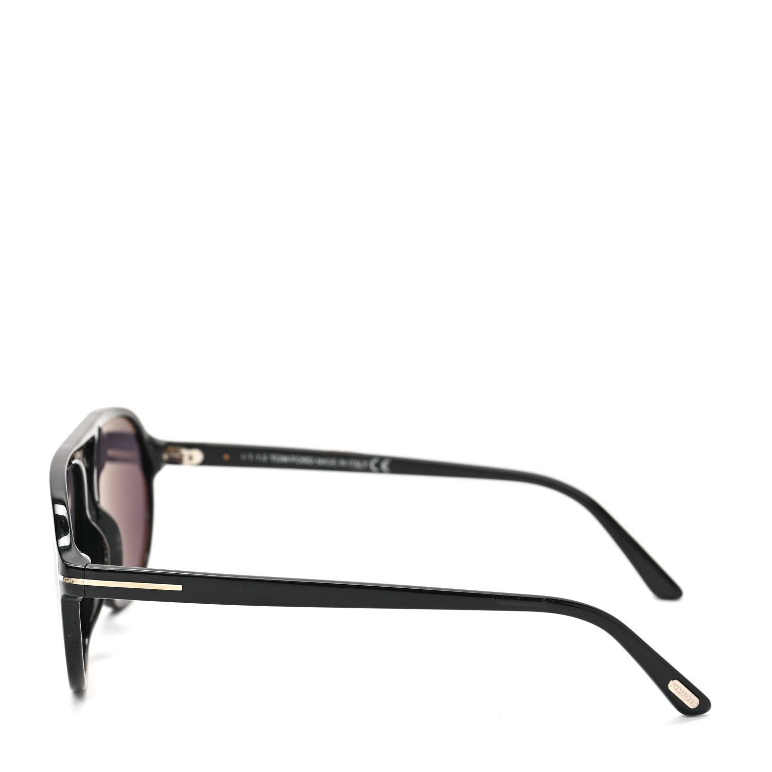 Tom Ford Acetate Aviator Sunglasses TF755 Black 3 of 6