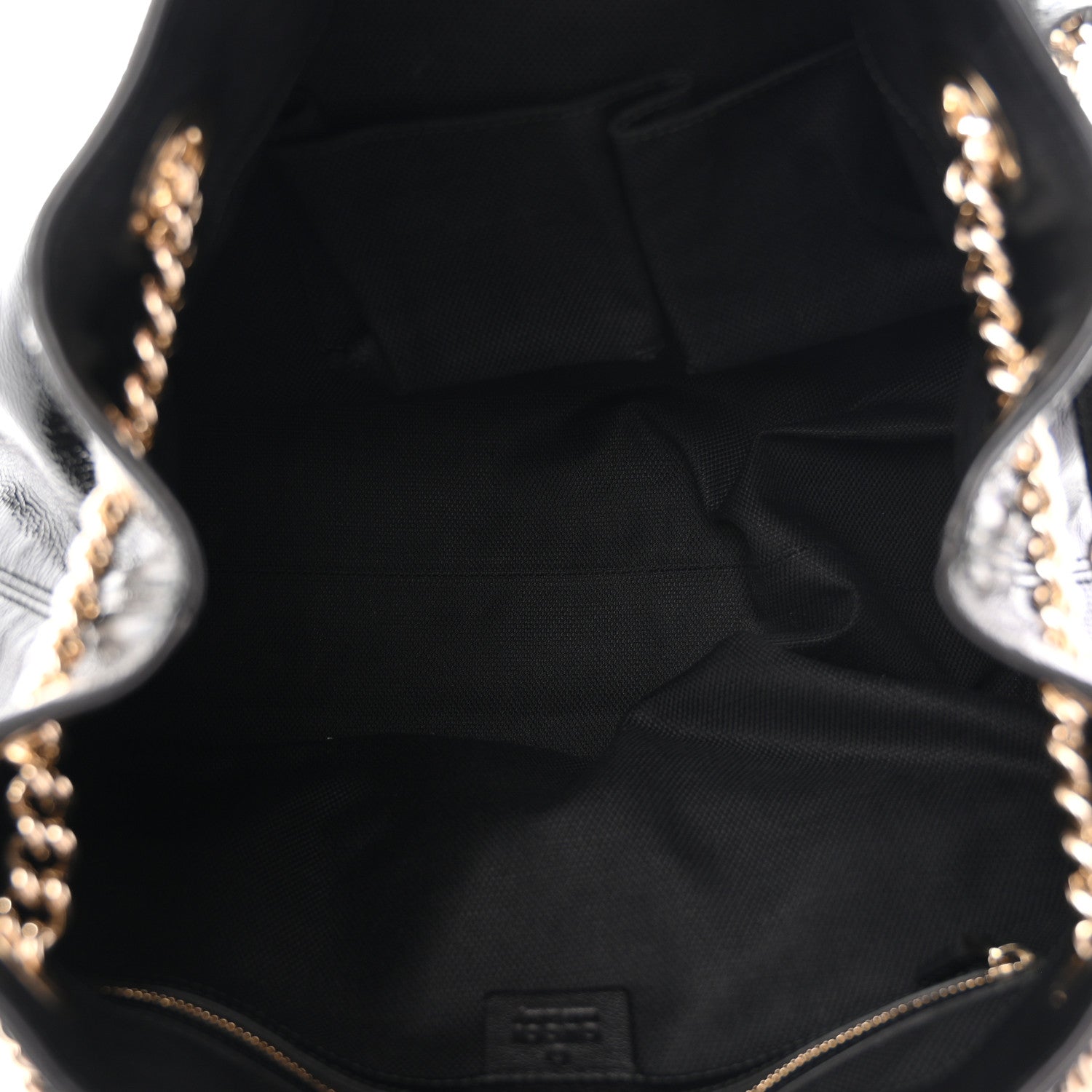 Gucci Patent Medium Soho Chain Shoulder Bag Black 5 of 11