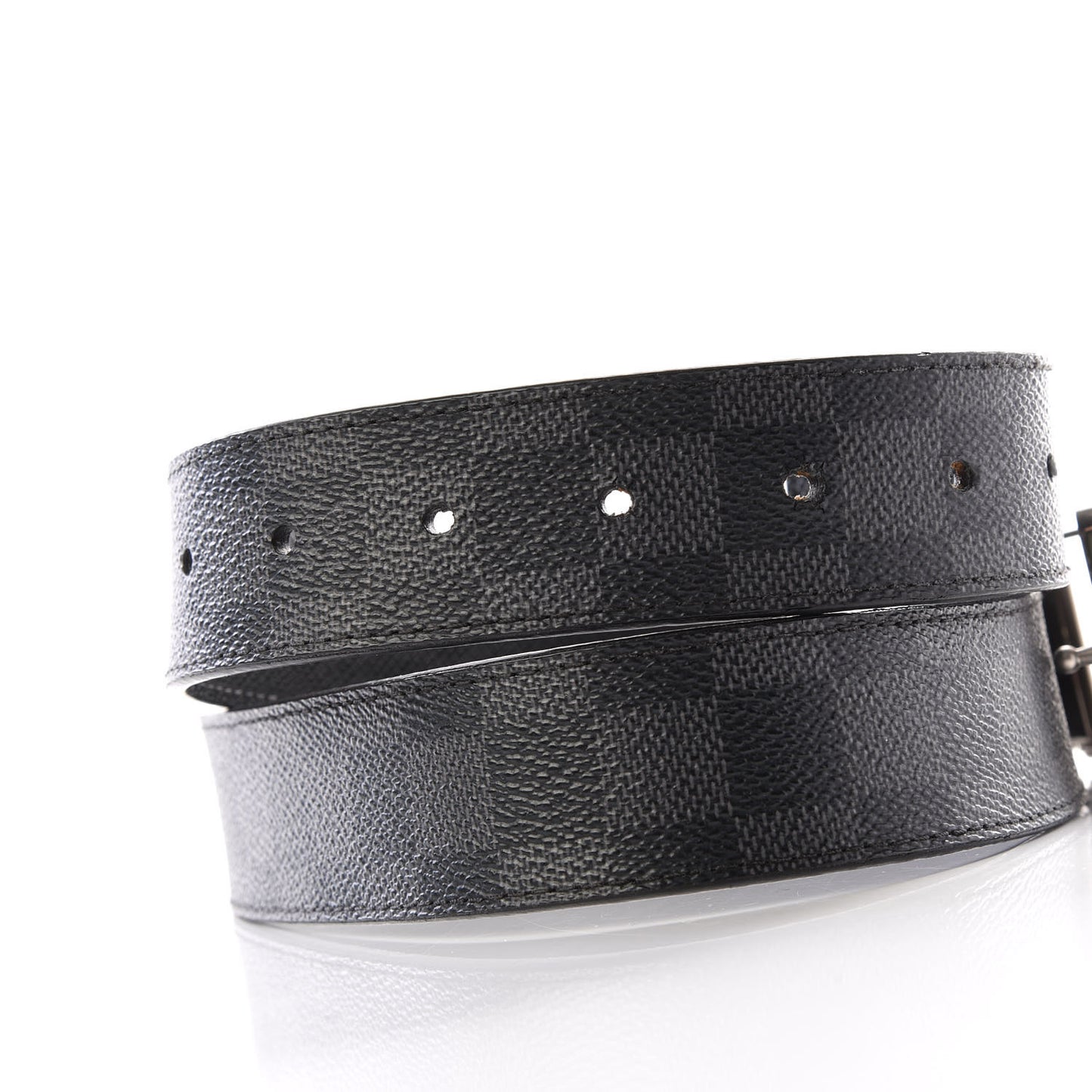 Damier Graphite 85mm LV Inventeur Reversible Belt 85 34