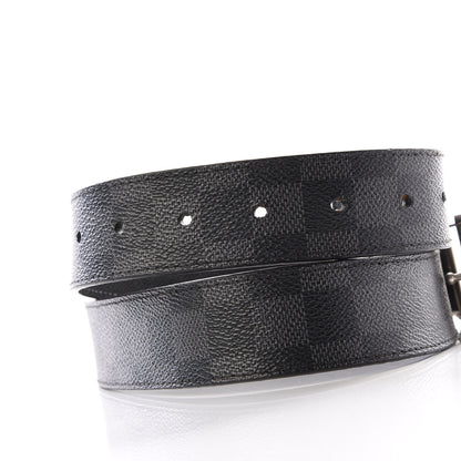 Louis Vuitton Damier Graphite 85mm LV Inventeur Reversible Belt 85 34 4 of 5