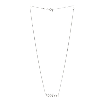 Tiffany Sterling Silver Paloma's Graffiti Love and Kisses Pendant Necklace 3 of 5