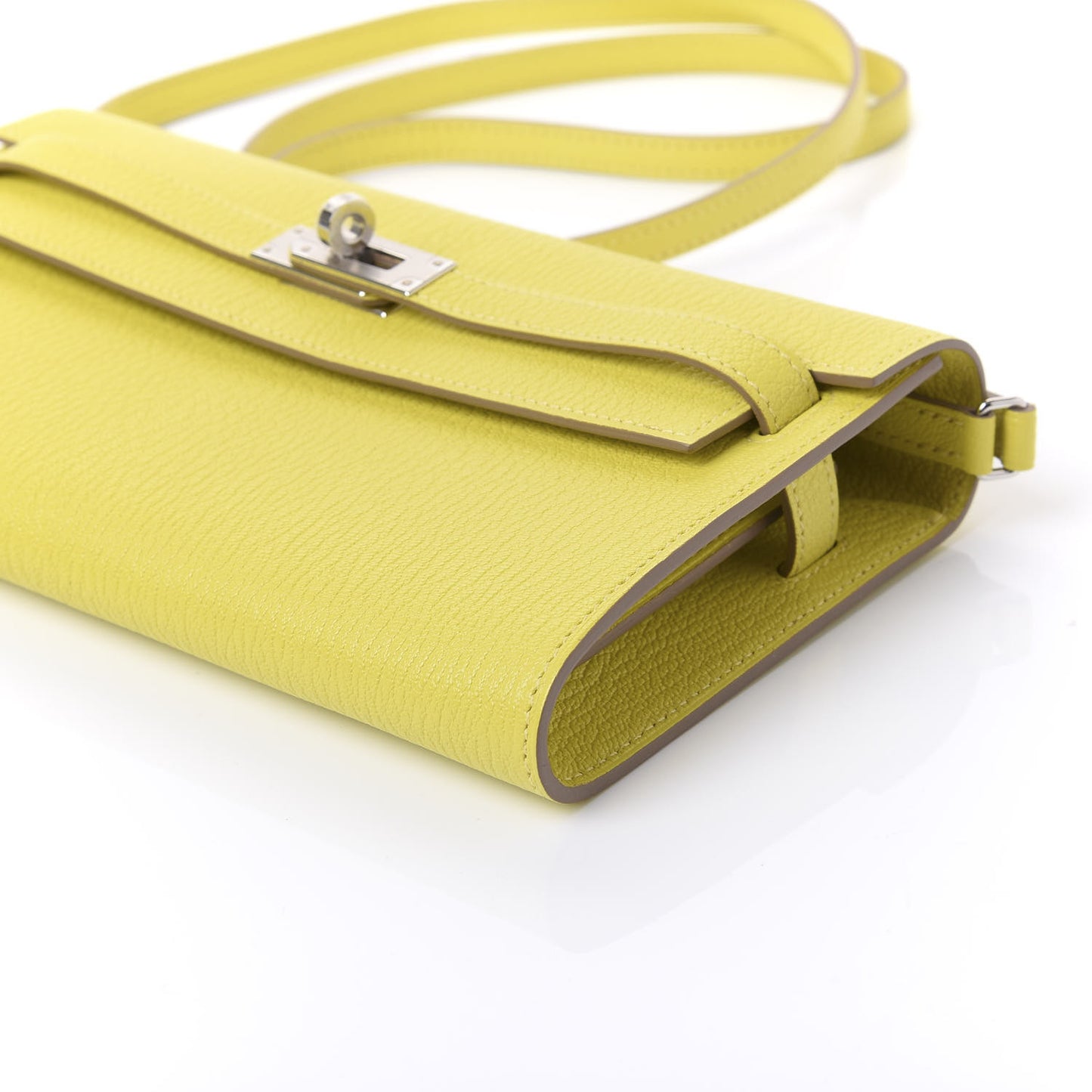 Chevre Mysore Kelly Wallet To Go Lime