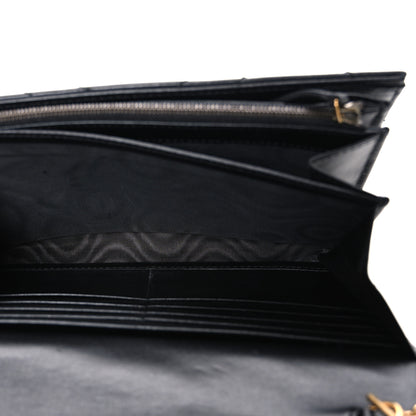 Gucci Calfskin Matelasse GG Marmont Chain Wallet Black 5 of 10