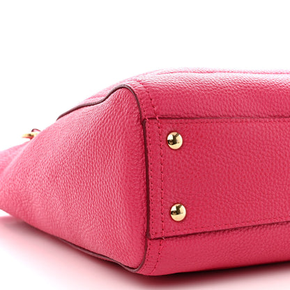 Salvatore Ferragamo Grained Calfskin Ally Hobo Pink 9 of 13