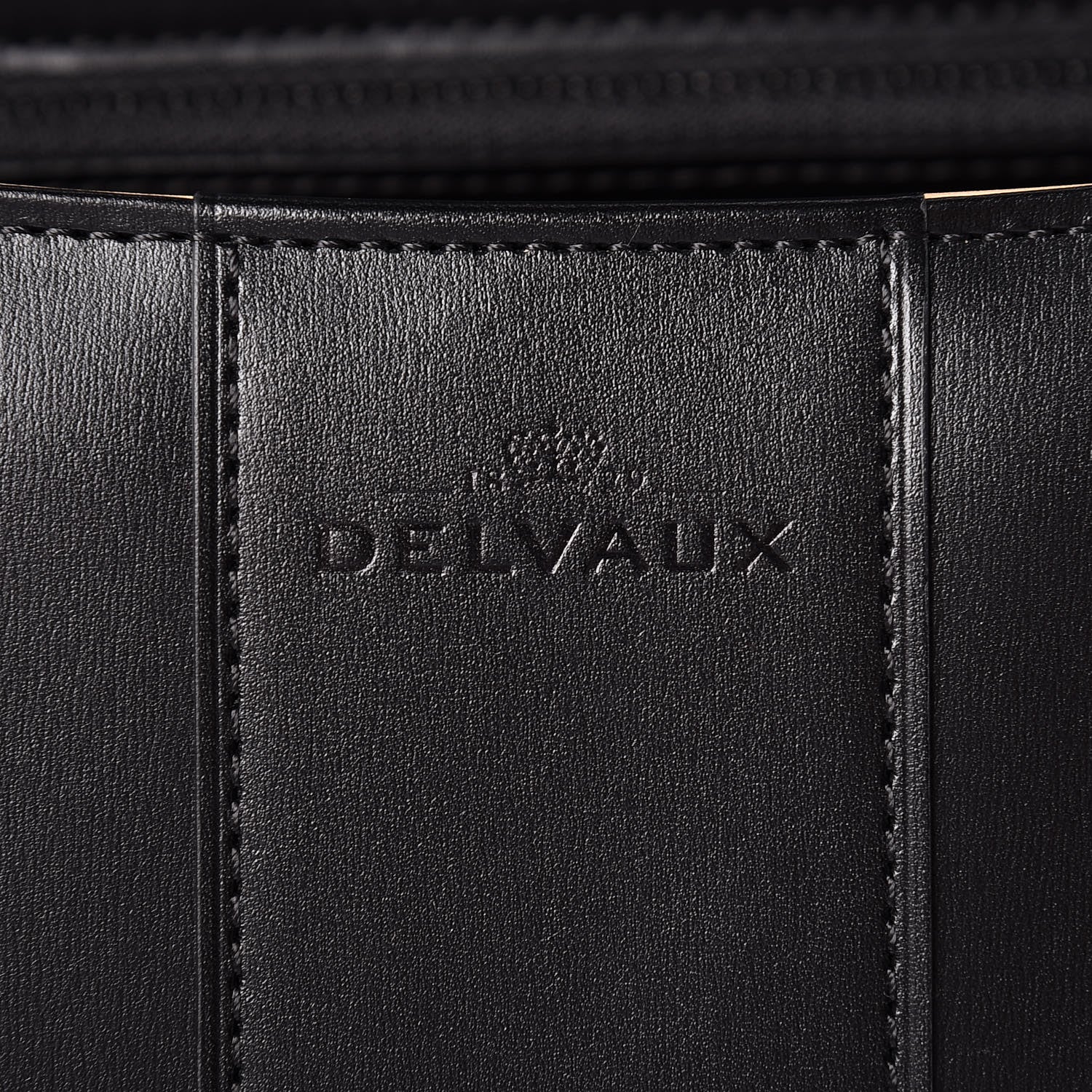 Delvaux Box Calfskin MM Brillant Satchel Black 6 of 9