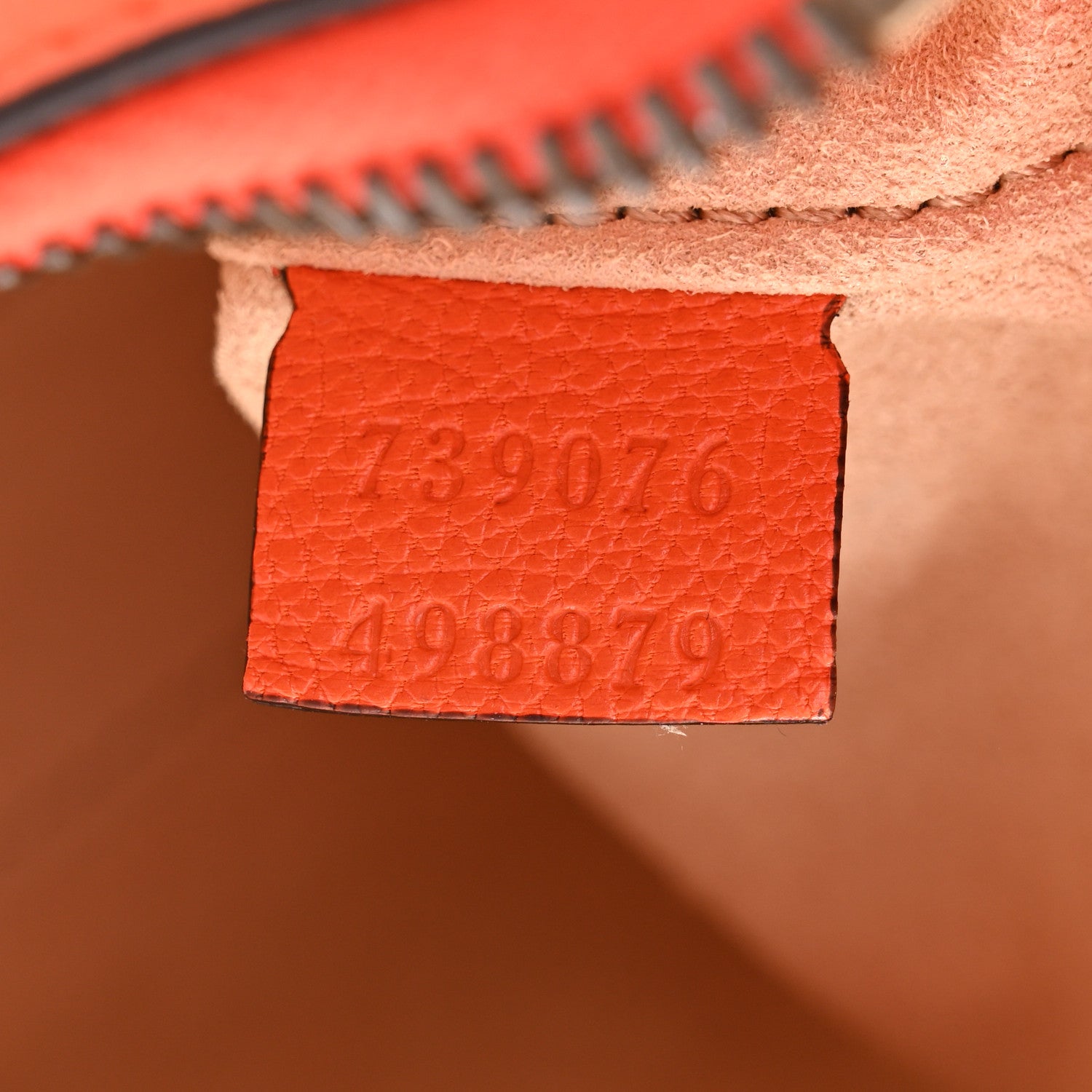 Gucci Goatskin Mini Aphrodite Shoulder Bag Orange 7 of 10