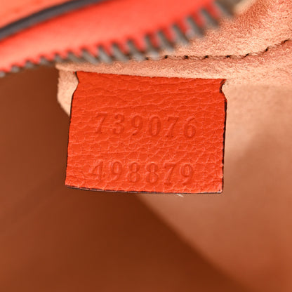 Gucci Goatskin Mini Aphrodite Shoulder Bag Orange 7 of 10