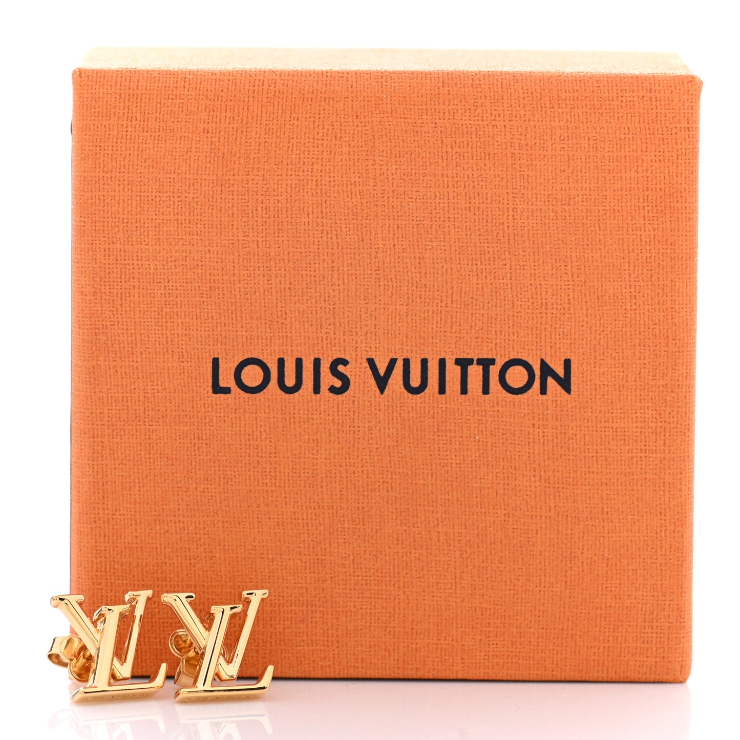 Metal LV Iconic Earrings Gold