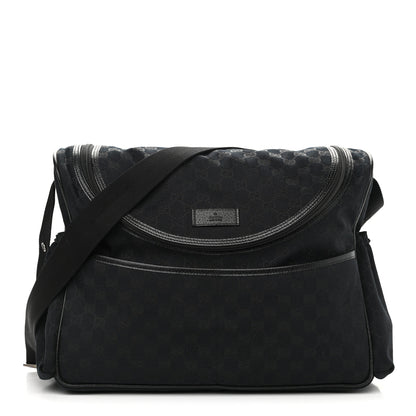 Gucci Monogram Large Diaper Bag Black 3 of 11