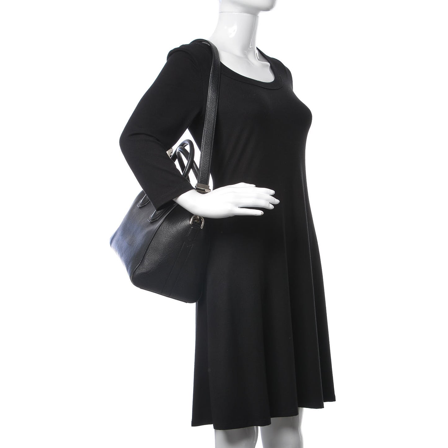 Sugar Goatskin Small Antigona Black