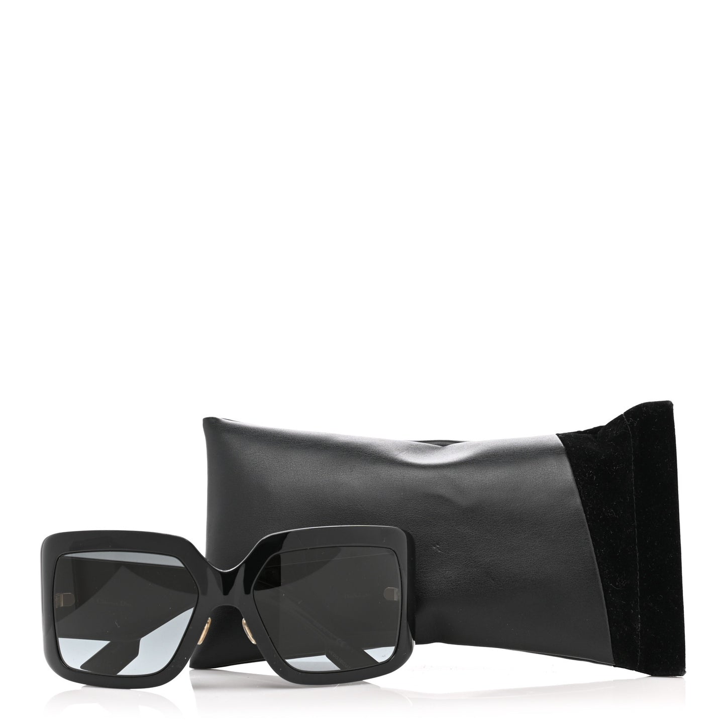 Acetate DiorSo Light 2 Shield Sunglasses Black