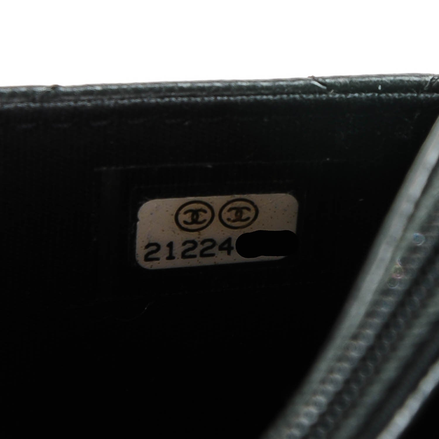 Chanel Lambskin Quilted Boy Wallet On Chain WOC Black 8 of 8
