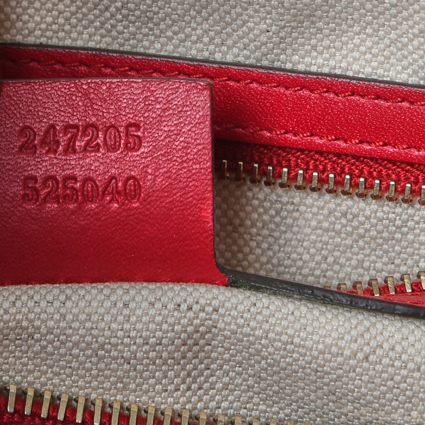 Monogram Medium Joy Boston Beige Red