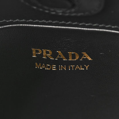 Prada Box Calfskin Shoulder Bag Black 6 of 8