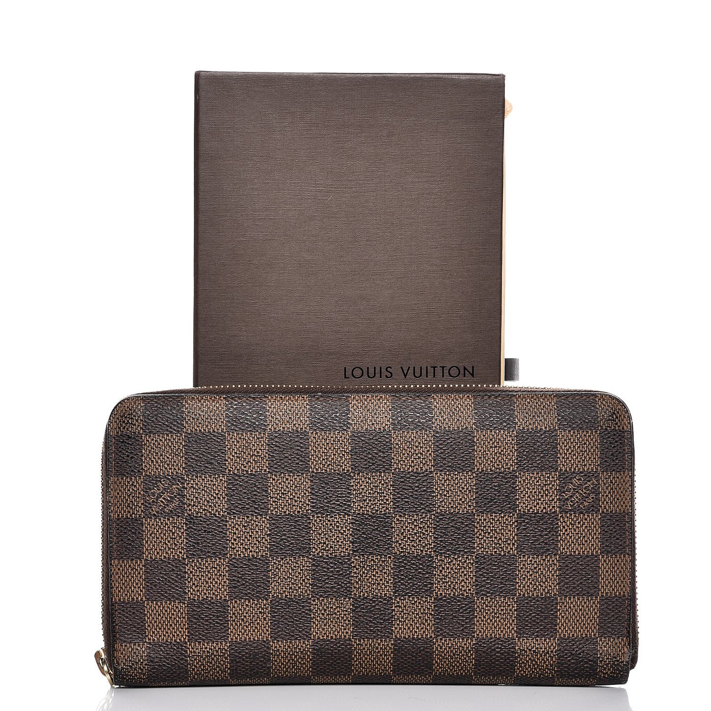 Damier Ebene Zippy Organizer Wallet