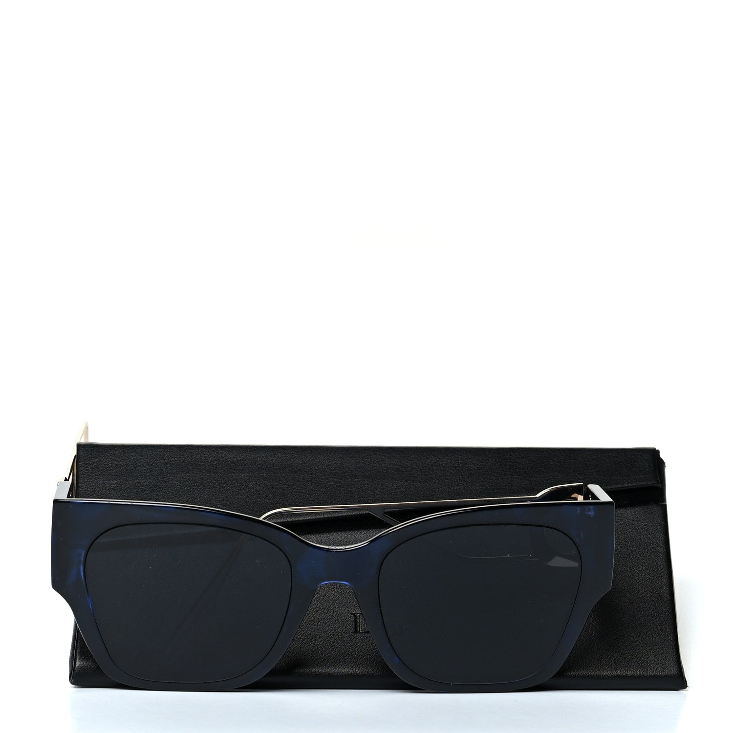 Christian Dior Acetate Rectangular 30 Montaigne 1 Sunglasses Blue 8 of 8
