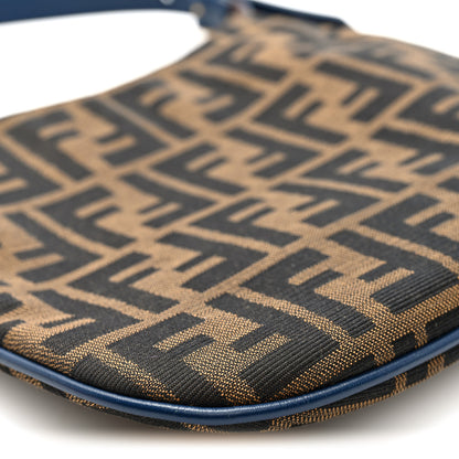 Fendi Zucca Small Oyster Tobacco Petrolio 8 of 9