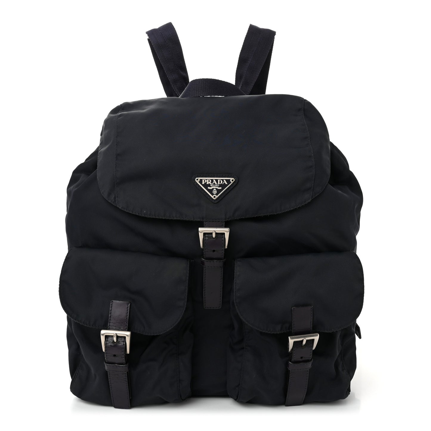 Tessuto Nylon Saffiano Medium Backpack Purple