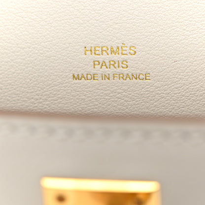 Hermes Swift Kelly Pochette Clutch Mushroom 6 of 10