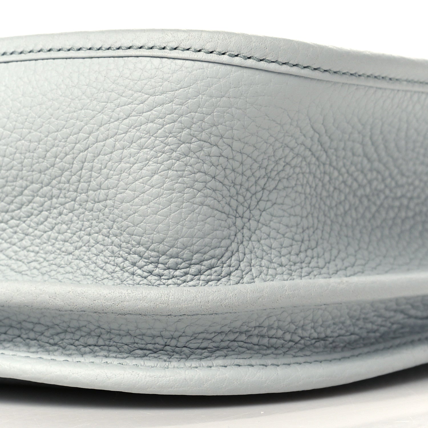 Hermes Taurillon Clemence Evelyne III PM Bleu Pale 9 of 10