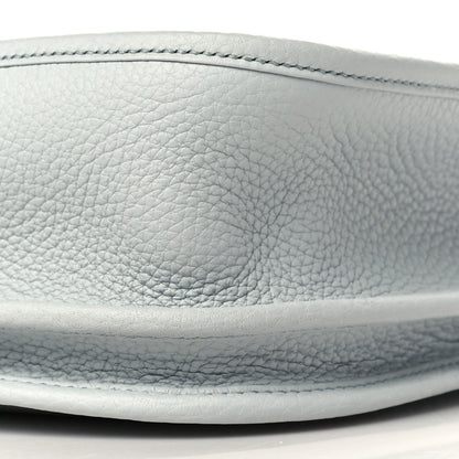Hermes Taurillon Clemence Evelyne III PM Bleu Pale 9 of 10