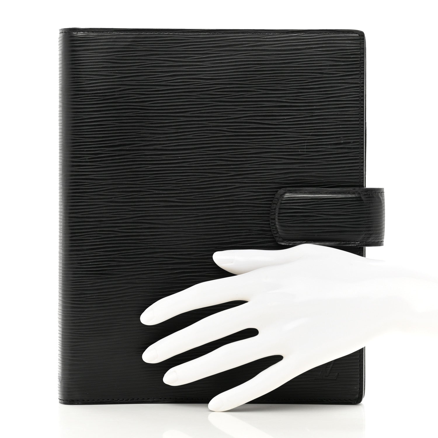 Louis Vuitton Epi Large Ring Agenda Cover Black 2 of 7