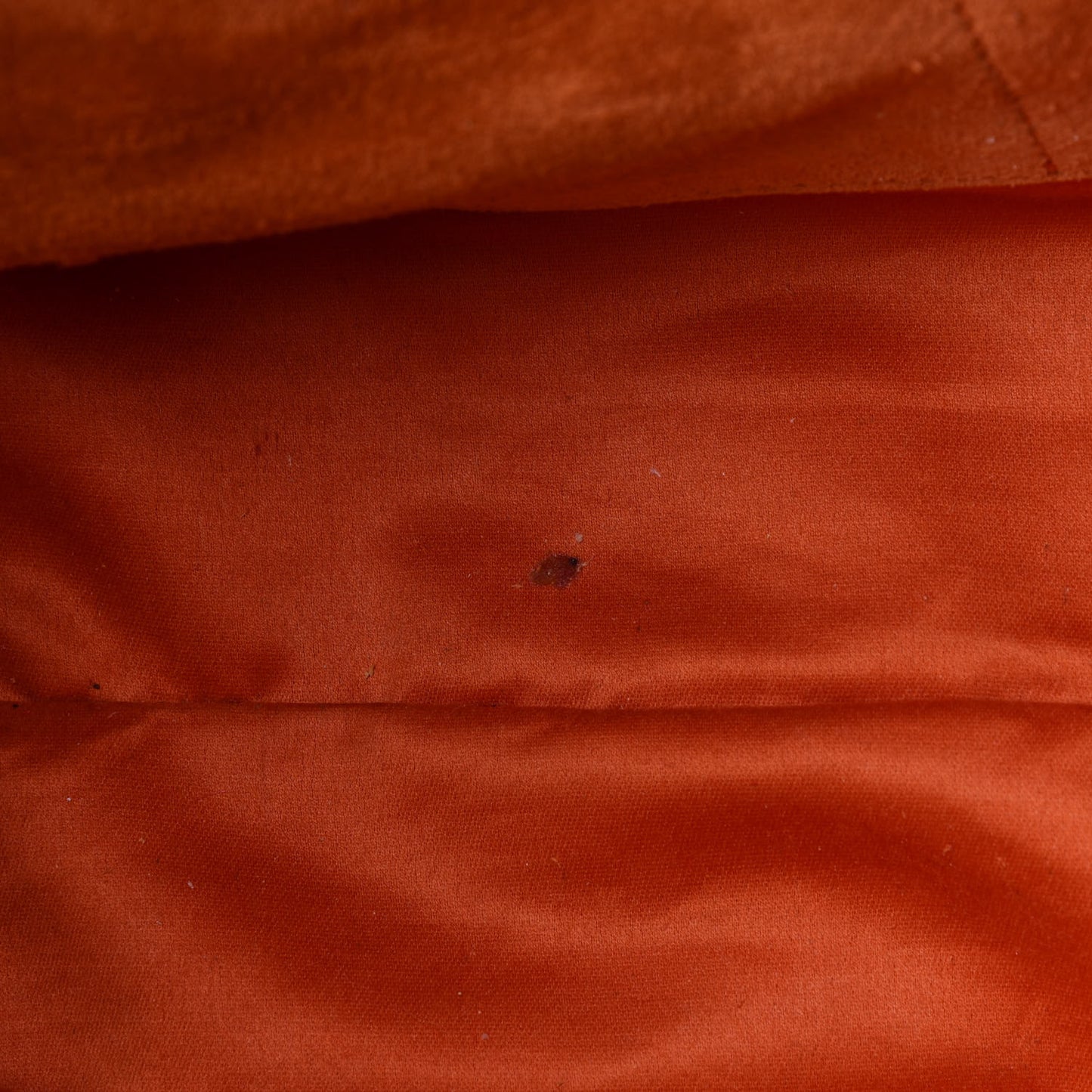 Goatskin Madras Zip Tote Orange