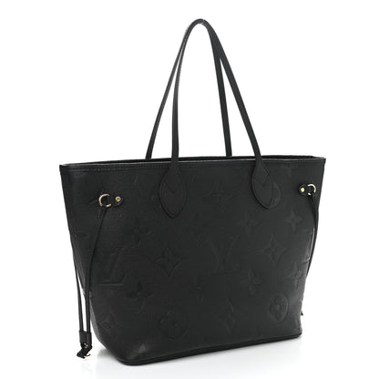 Louis Vuitton Empreinte Monogram Giant Neverfull MM Black 4 of 13