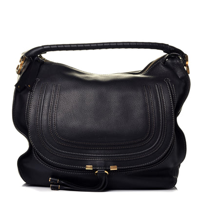 Chloe Calfskin Large Marcie Hobo Black 1 of 9
