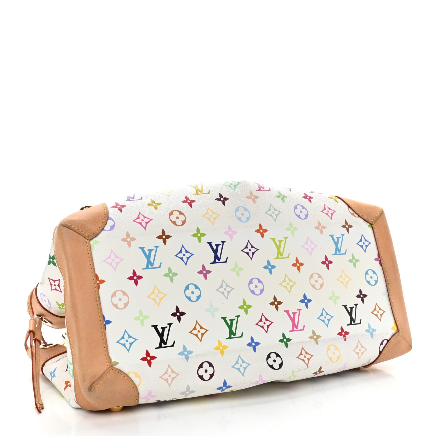 Louis Vuitton Monogram Multicolor Ursula White 4 of 12