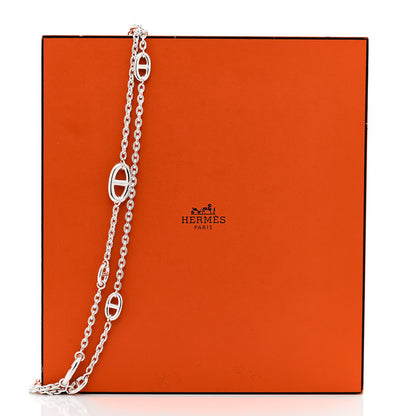 Hermes Sterling Silver Farandole Necklace 120 6 of 6