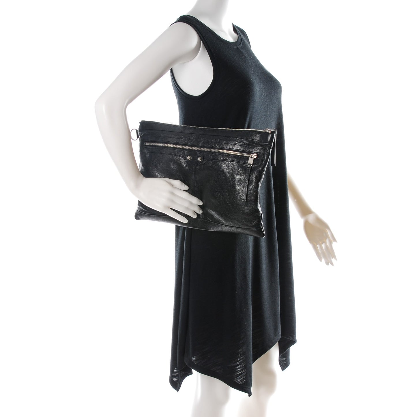 Agneau Arena Classic Hardware Large Clip Black