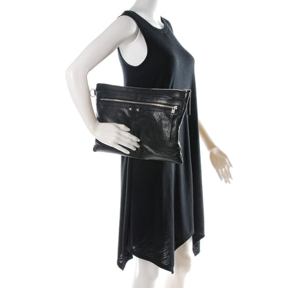 Balenciaga Agneau Arena Classic Hardware Large Clip Black 2 of 7