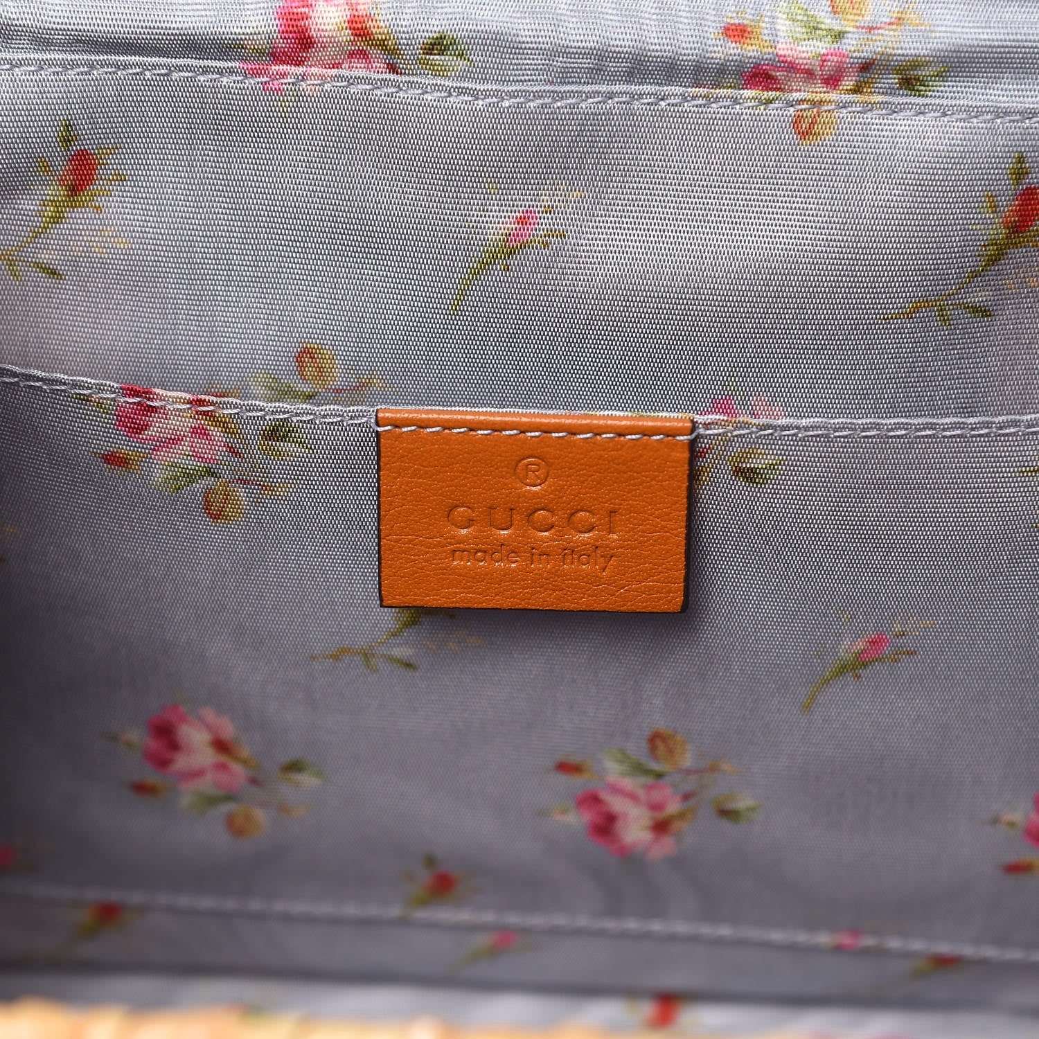 Gucci Glazed Wicker Small Cestino Shoulder Bag Natural 7 of 12