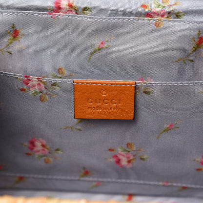 Gucci Glazed Wicker Small Cestino Shoulder Bag Natural 7 of 12
