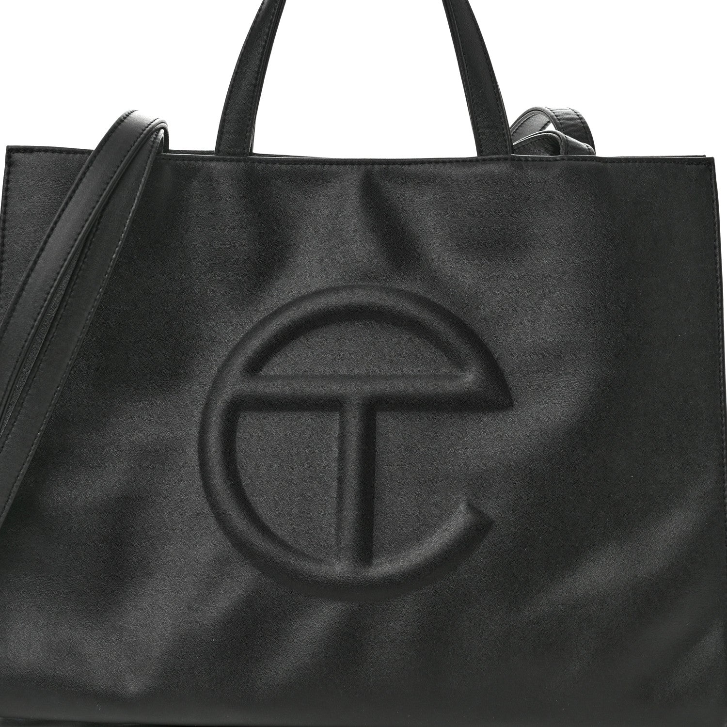 Telfar Vegan Leather Medium Shopping Bag Black 8 of 12
