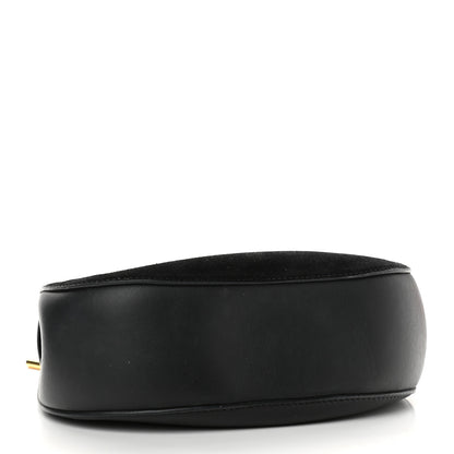 Chloe Suede Smooth Calfskin Drew Shoulder Bag Black 4 of 7