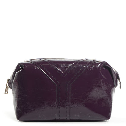 Saint Laurent Patent Muse Cosmetic Case Purple 1 of 7