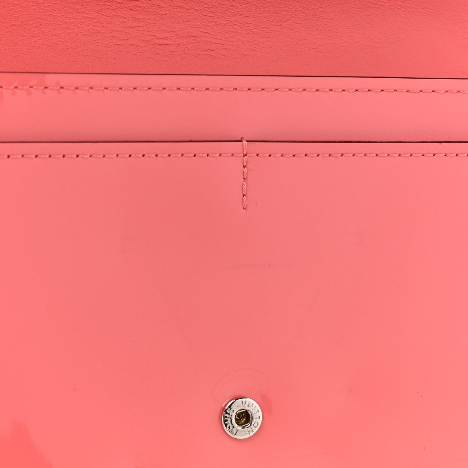 Louis Vuitton Patent Louise Wallet Rose Litchi 8 of 8