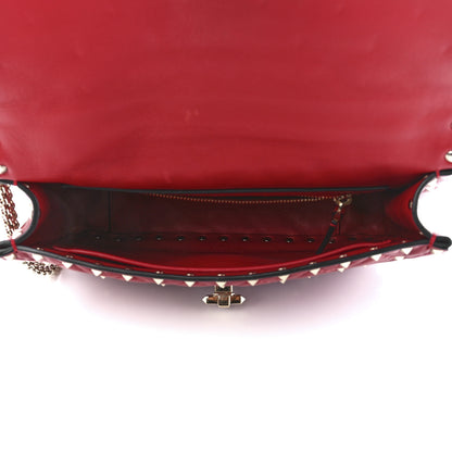 Valentino Garavani Nappa Medium Rockstud Spike Shoulder Bag Rosso Valentino 5 of 11