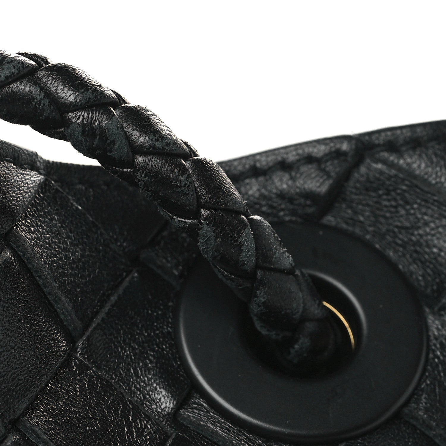Bottega Veneta Nappa Intrecciato Small Andiamo Shoulder Bag Black 10 of 11