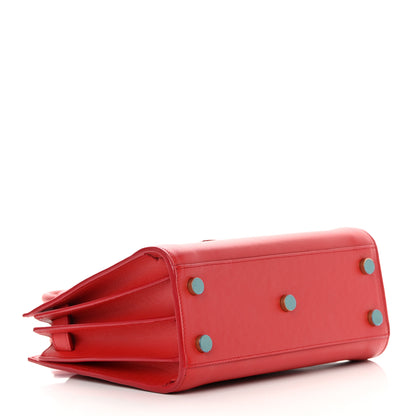 Saint Laurent Calfskin Nano Sac De Jour Lipstick Red 4 of 17