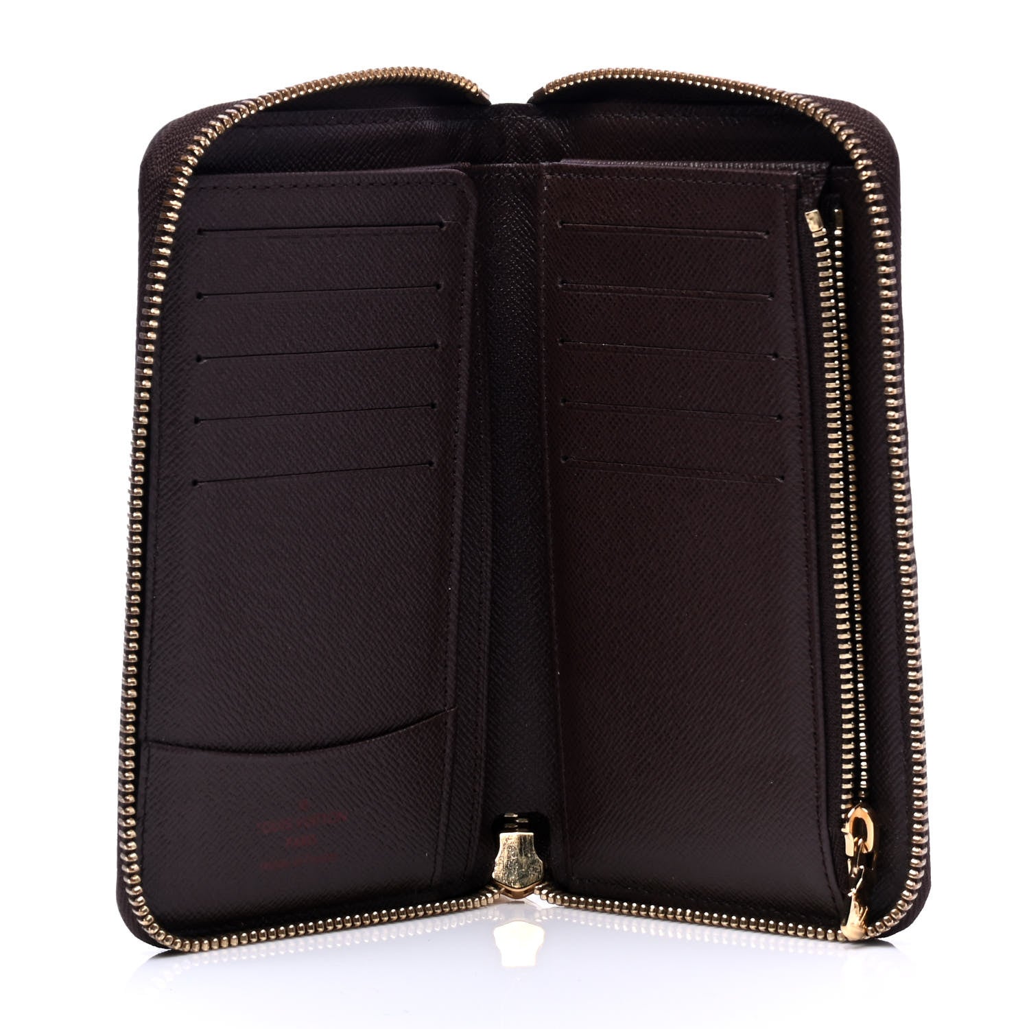 Louis Vuitton Damier Ebene Zippy Compact Wallet 3 of 4