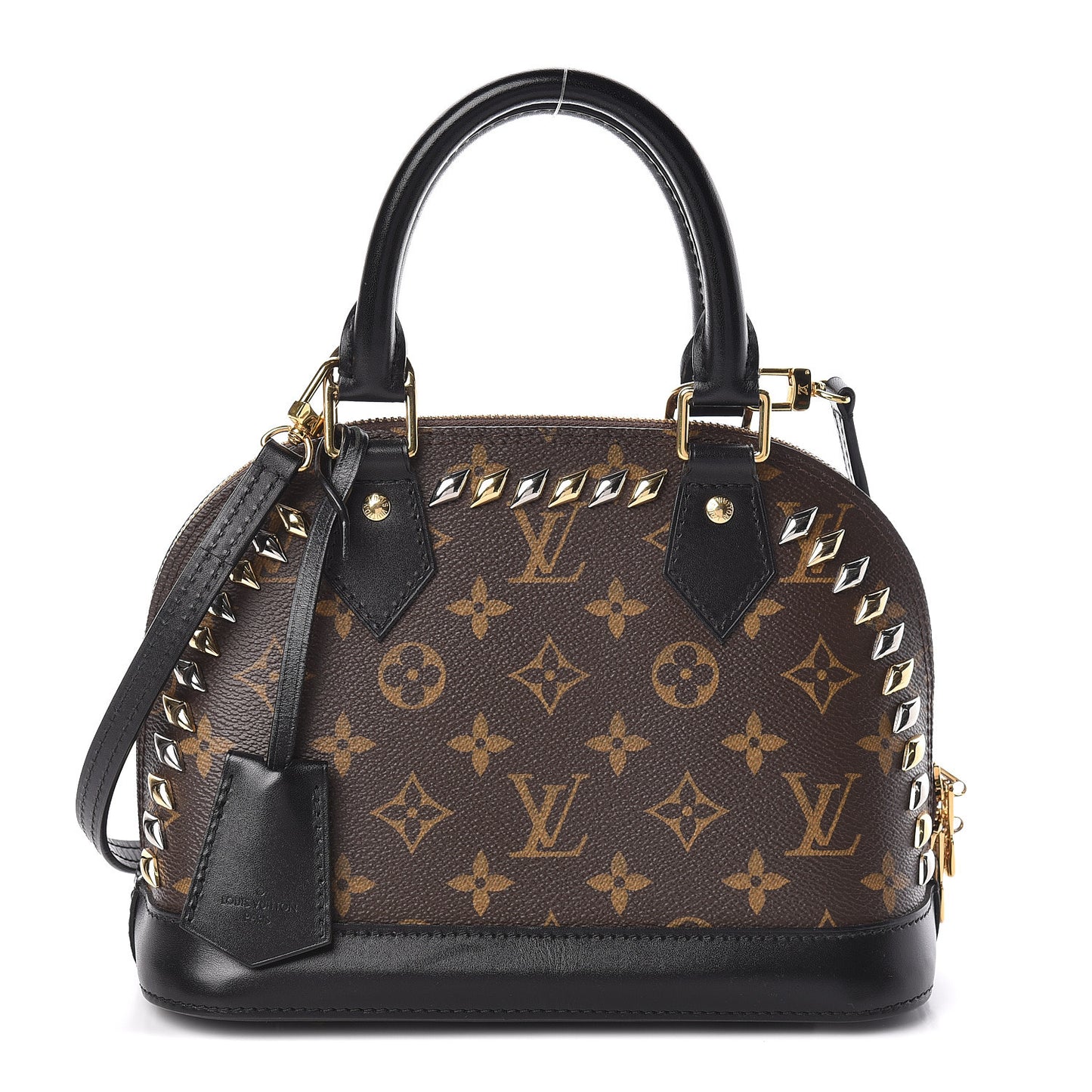 Monogram Macassar Studded Alma BB