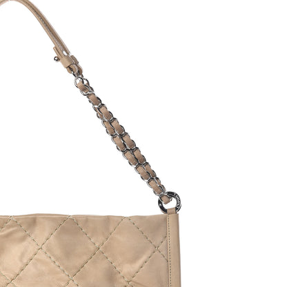 Chanel Iridescent Calfskin Small Sea Hit Tote Beige 14 of 14