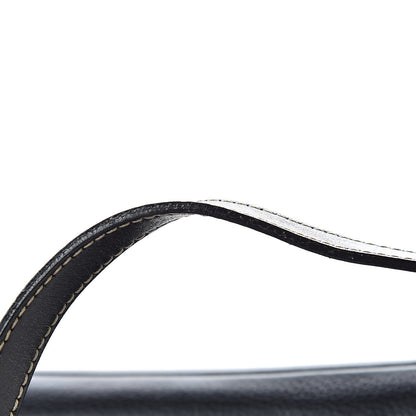 Christian Dior Calfskin Saddle Vertical Shopper Black 22 of 23