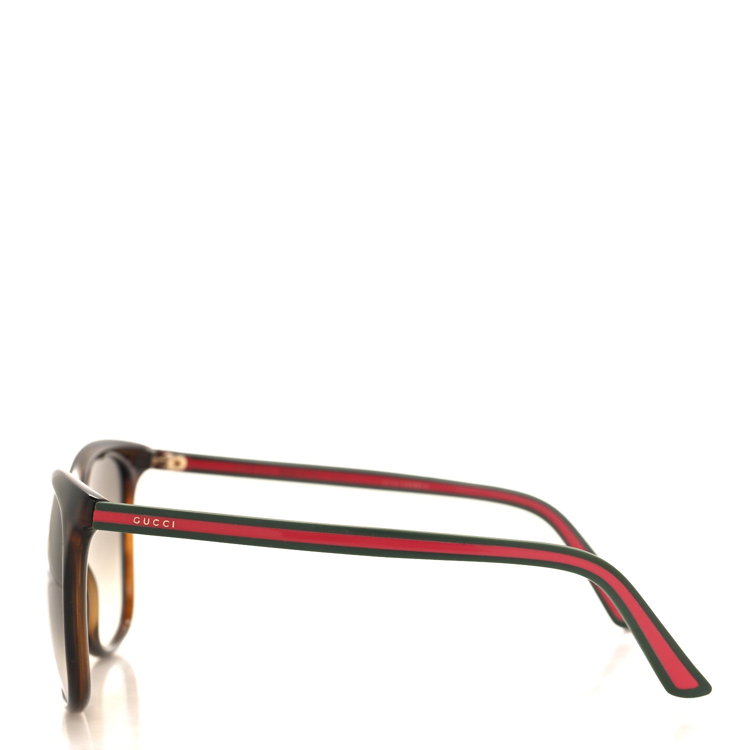 Gucci Acetate Round Eye GG Web Sunglasses GG0508S Havana 3 of 7