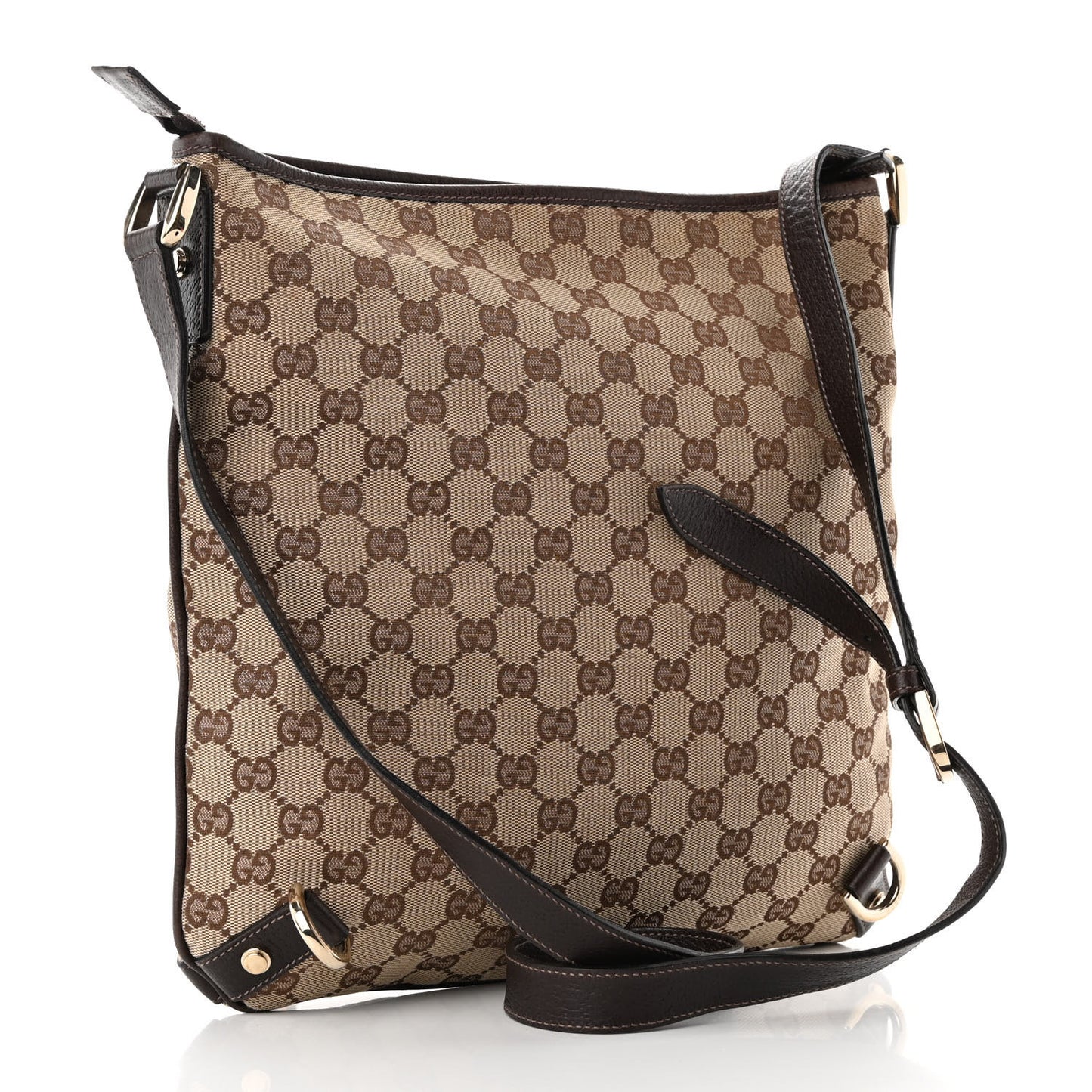 Monogram Abbey Messenger Bag Dark Brown